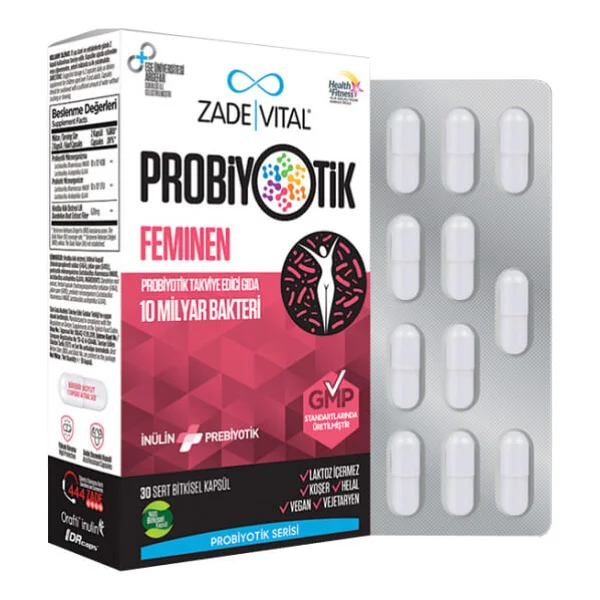 Zade Vital Probiyotik Feminen 30 Kapsül - Görsel 3