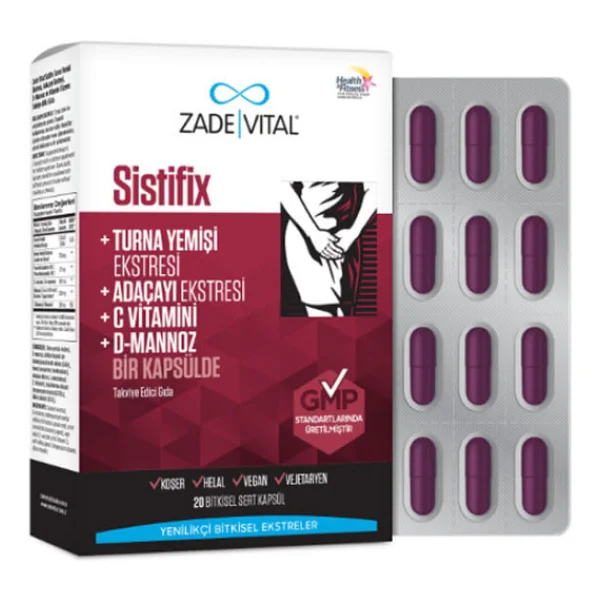 Zade Vital Sistifix 20 Kapsül - Görsel 2