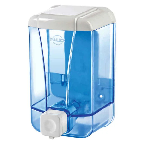 Palex 3420-1 Şeffaf Mavi 500 ml Sıvı Sabun Dispenseri - Görsel 2