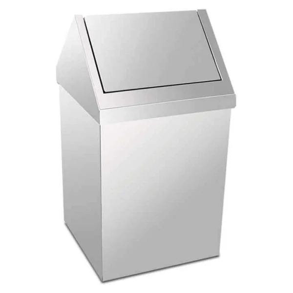Palex 3800-380 Metal Çatı Kapaklı Çöp Kovası 80 Litre - Görsel 3