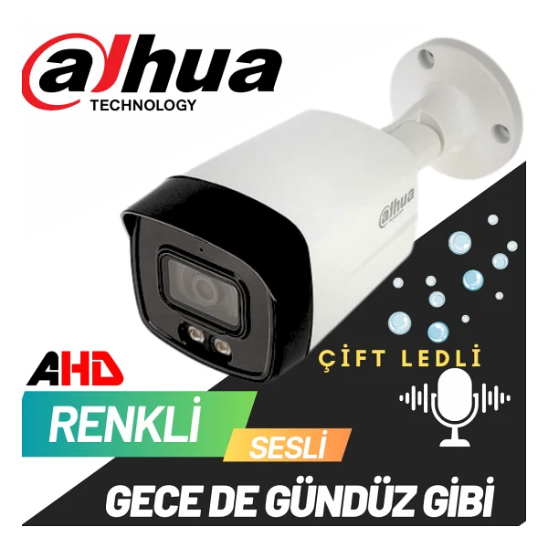 Dahua HAC-HFW1209TLM-A-LED-0360B Bullet 2 MP 3.6mm Lens Gece Görüşlü Güvenlik Kamerası - Görsel 5