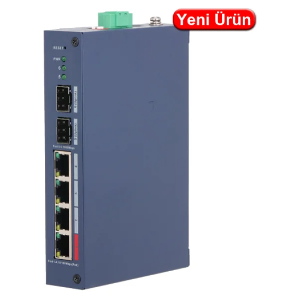 Dahua CHS4206-4ET-90 4 Port PoE Switch - Görsel 4