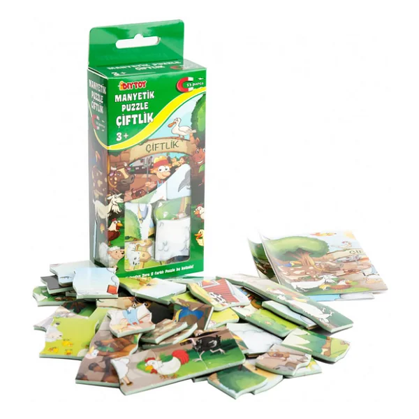 Diytoy Manyetik Puzzle Çiftlik 3 Yaş+ - Görsel 5