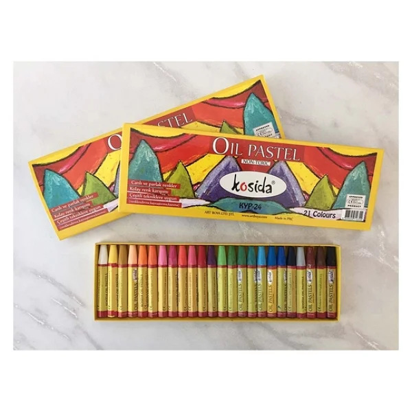 Kosida 24'lü Yağlı Pastel Boya - Görsel 5