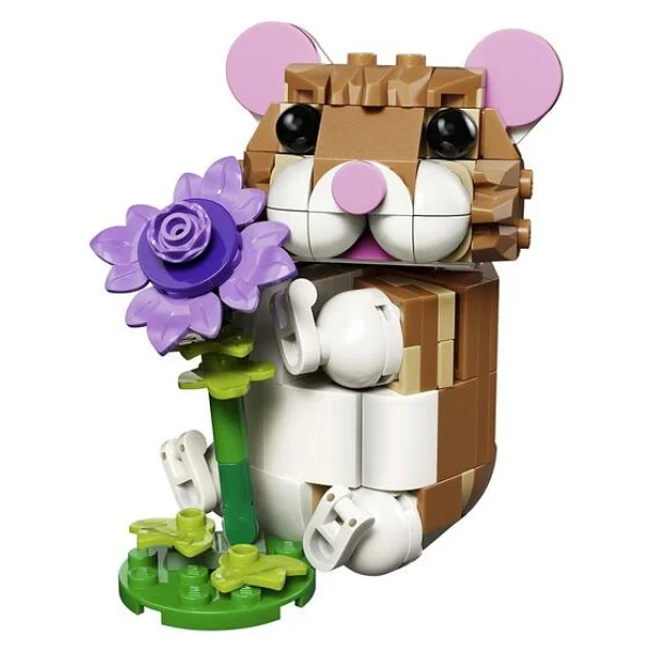Lego 31376 Creator Sevimli Hamster ile Çiçek - Görsel 3