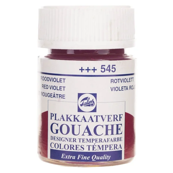 Talens 16 ml Guaj Boya 545 Red Violet - Görsel 5