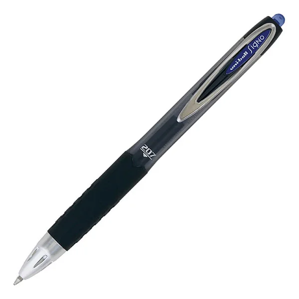 Uni-Ball UMN-207 Signo 0.5 mm Mavi Mekanik Jel Kalem - Görsel 5