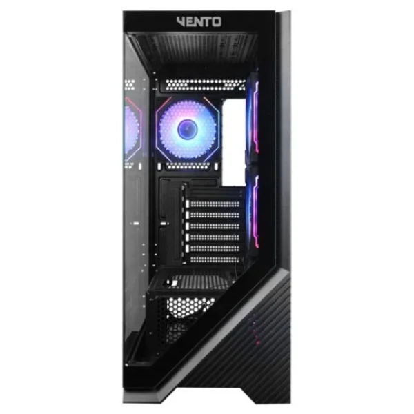 Vento VG4202FLA 750W 80+ BR GEN5 4x12CM ARGB Fan E-ATX Temperli Cam 2xUSB2.0/1xUSB3.0 Siyah Gaming Kasa - Görsel 4