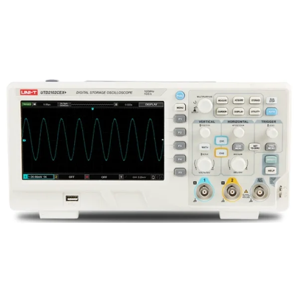 Uni-t UTD2102CEX Plus 100 Mhz 2 Kanal Dijital Osiloskop - Görsel 5