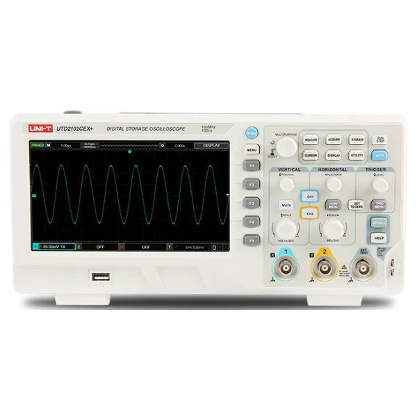 Uni-t UTD2102CEX Plus 100 Mhz 2 Kanal Dijital Osiloskop - Görsel 4
