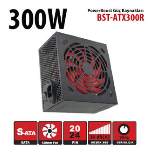 Power Boost Bst-Atx300r 300 W Power Supply - Görsel 3
