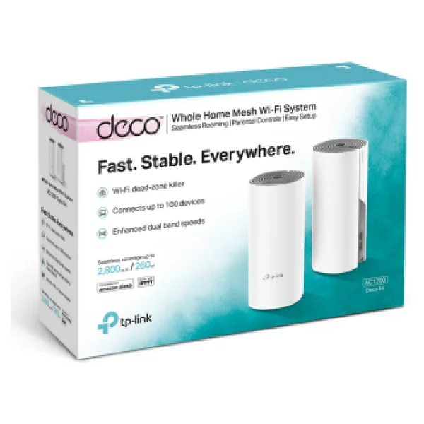 Tp-Link Deco E4 1200 Mbps 2'li Router - Görsel 5