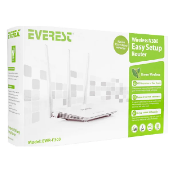 Everest Ewr-F303 4 Port 300 Mbps Router - Görsel 8