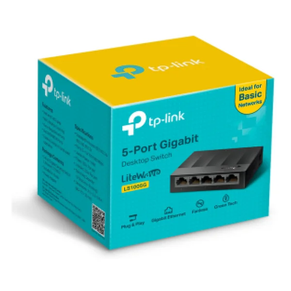 Tp-Lınk Omada Ls1005g 5-Port Dt Switch - Görsel 6