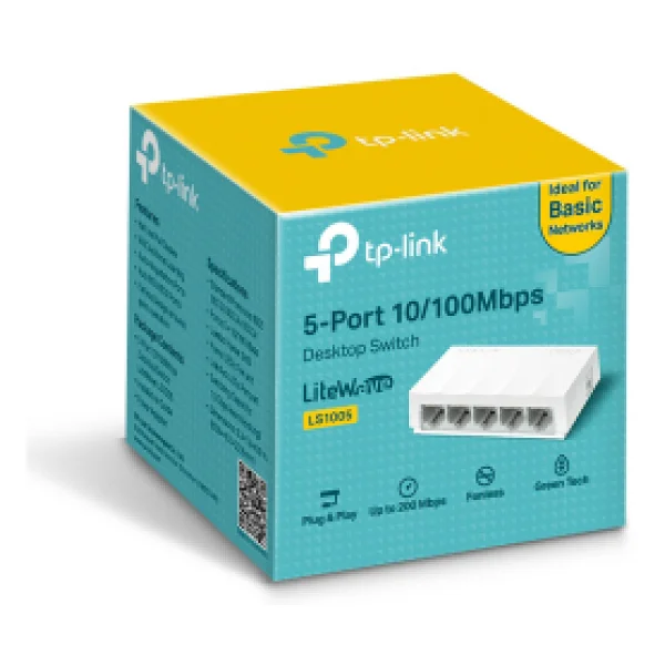 Tp-Lınk Omada Ls1005 5-Port Desktop Switch - Görsel 6