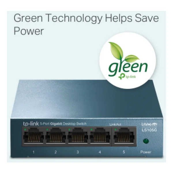 Tp-Link Ls105g 5 Port 10/100/1000 Mbps Gigabit Switch - Görsel 10