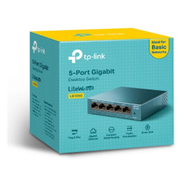 Tp-Link Ls105g 5 Port 10/100/1000 Mbps Gigabit Switch - Görsel 7