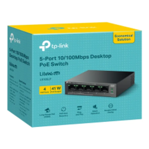 Tp-Link Ls105lp 5 Port Poe Switch - Görsel 6