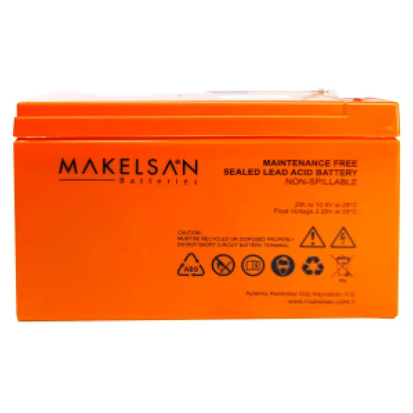 Makelsan 12v 9ah, Bakımsız, Kuru Akü. Ups İçin Uygundur. - Görsel 7