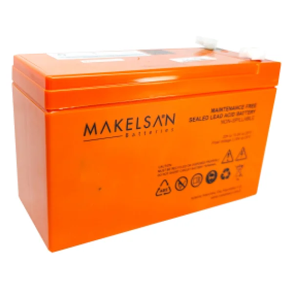 Makelsan 12v 9ah, Bakımsız, Kuru Akü. Ups İçin Uygundur. - Görsel 6