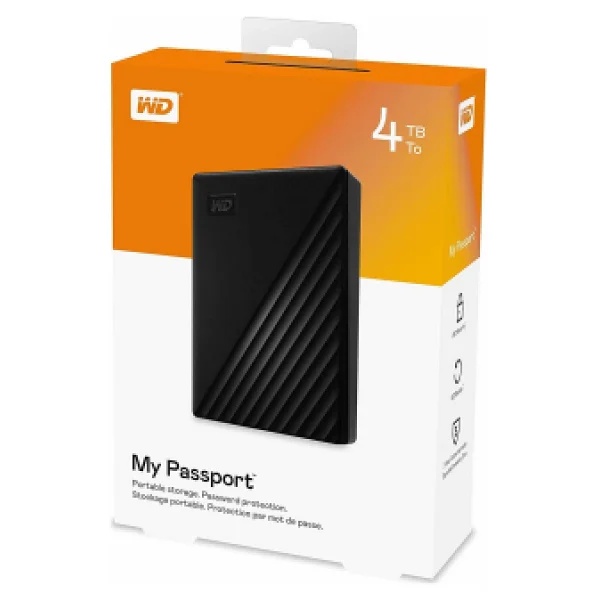 Western Digital My Passport Wdbpkj0040bbk Siyah USB 3.2 2.5" 4 TB Harici Harddisk - Görsel 8