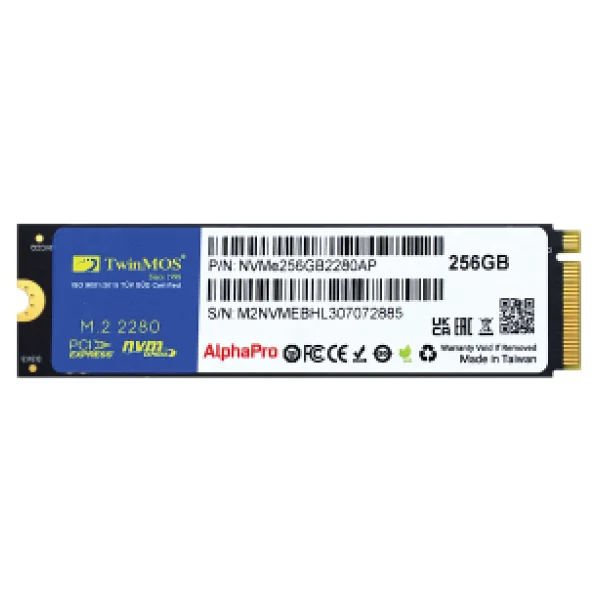Twinmos Alphapro Nvme256gb2280ap Pcı-Express 3.0 256 GB M.2 SSD - Görsel 4