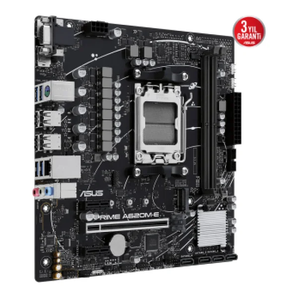 Asus Prime A620m-E Csm AMD Am5 DDR5 Micro Atx Anakart - Görsel 8