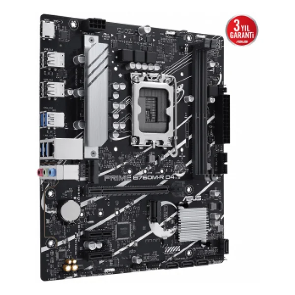 Asus Prime B760M-R D4 2xDDR4 HDMI 2xM.2 2.5Gbit Lan 1700P Anakart - Görsel 10