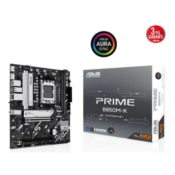 Asus Prime B850m-K AMD Am5 DDR5 Micro Atx Anakart - Görsel 10