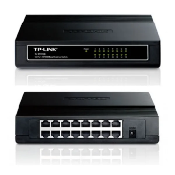 TP-Link Omada TL-SF1016D 16 Port Desktop Switch - Görsel 9