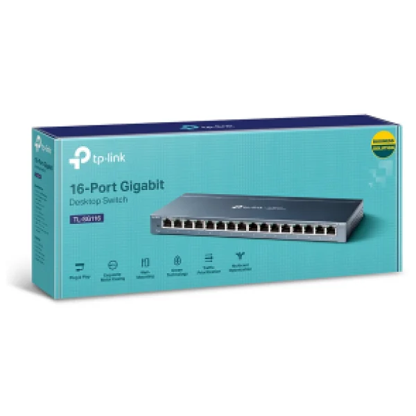Tp-Link Tl-Sg116 16 Port 10/100/1000 Mbps Gigabit Switch - Görsel 9