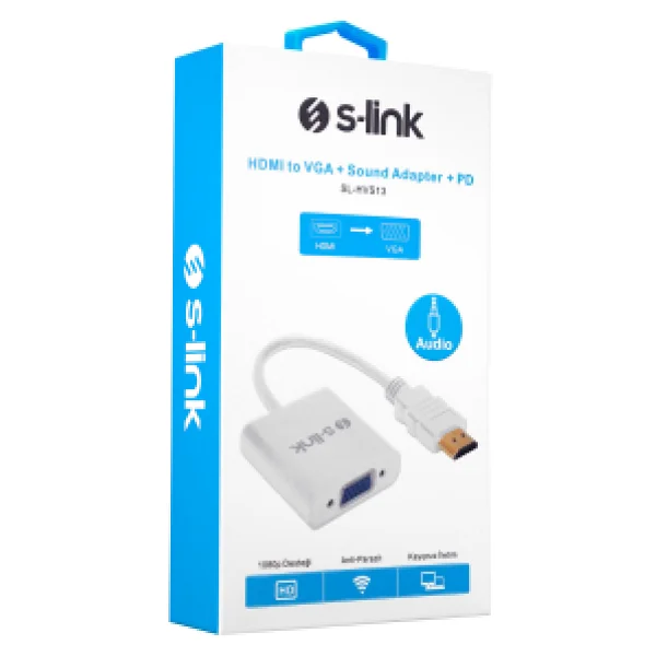 S-Link Sl-Hvs13 Hdmı To Vga Dönüştürücü - Görsel 9