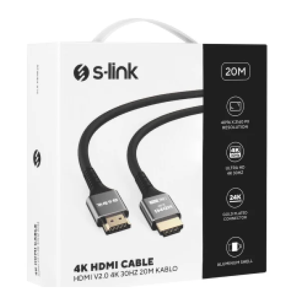 S-Link Slx-Hd4k20 20 M 4K Hdmı Kablo - Görsel 6
