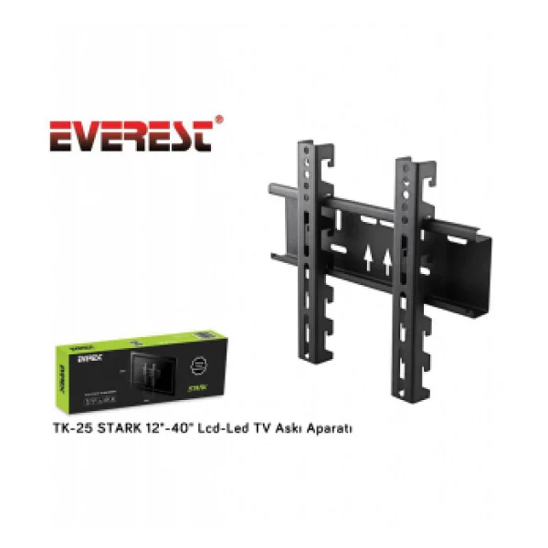 Everest Tk-25 12-40 İnç Sabit TV Askı Aparatı - Görsel 4