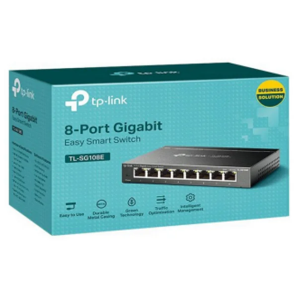 Tp-Link Tl-Sg108e 8 Port 10/100/1000 Mbps Gigabit Switch - Görsel 8