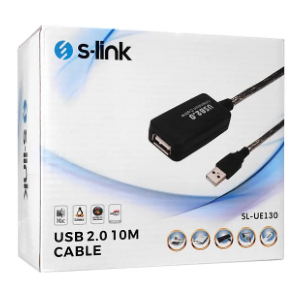 S-Link Sl-Ue130 10 M USB 2.0 Uzatma Kablosu - Görsel 6
