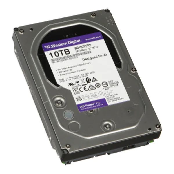 Western Digital Purple Pro Wd102purp Sata 3.0 7200 Rpm 3.5" 10 TB Harddisk - Görsel 4