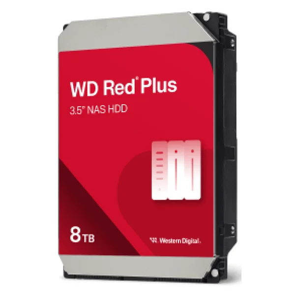 Western Digital Red Plus Wd80efpx Sata 3.0 5640 Rpm 3.5" 8 TB Harddisk - Görsel 3