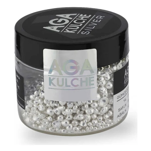 Agakulche 500 Gr 999.0 Granül Gümüş - Görsel 2