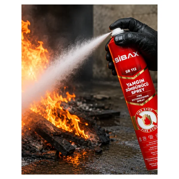 Sibax Sb112 1000 Ml Yangın Söndürücü Sprey - Görsel 2