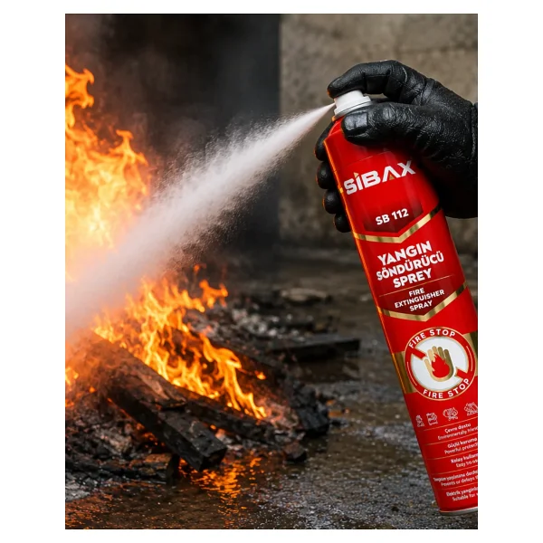 Sibax Sb112 Yangın Söndürücü Sprey 600ml - Görsel 2