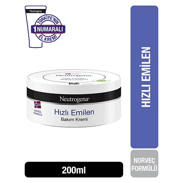 Neutrogena Hızlı Emilen Bakım Kremi 200 Ml - Görsel 4