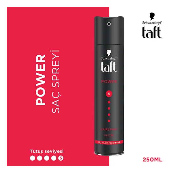 Taft Power Caffeine Mega Güçlü 250 Ml Saç Spreyi - Görsel 4