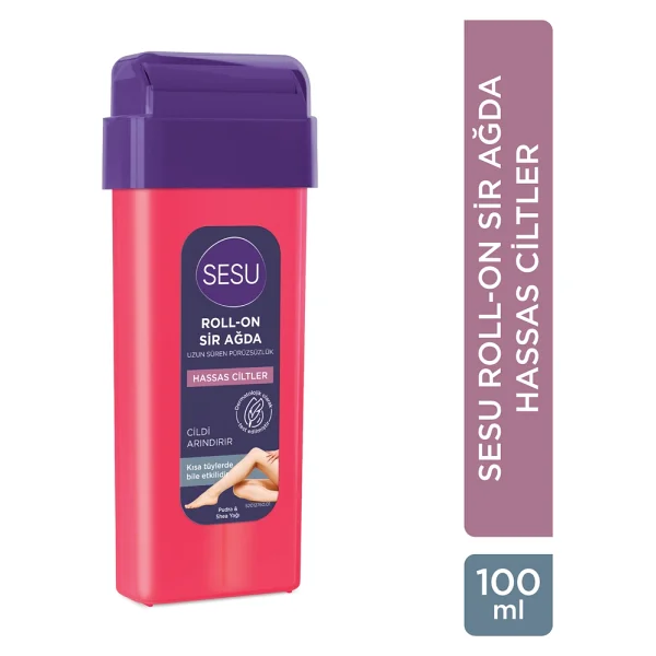 Sesu Pudralı Hassas Ciltler için 100 ml Roll-On Sir Ağda