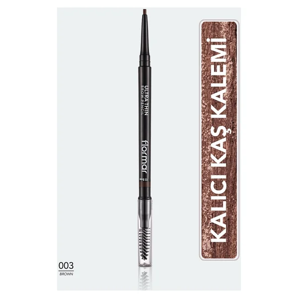 Flormar Ultra Thin Brow Pencil 03 Brown Kaş Kalemi