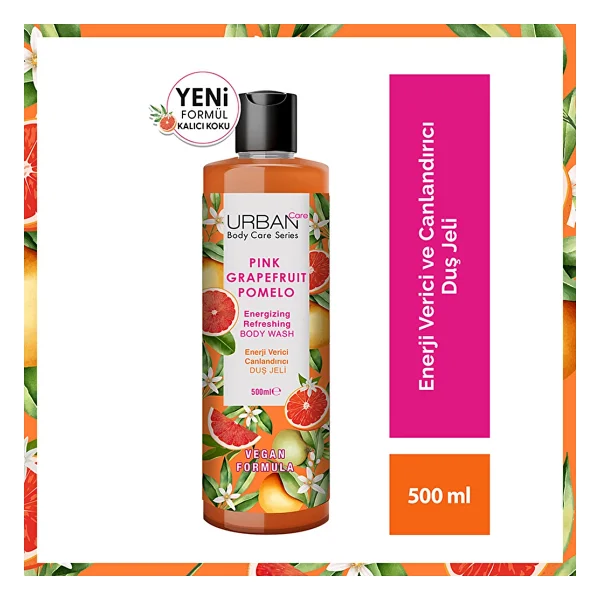 Urban Care Pink Graperfruit & Pomelo Nemlendirici Duş Jeli 500 Ml - Görsel 3