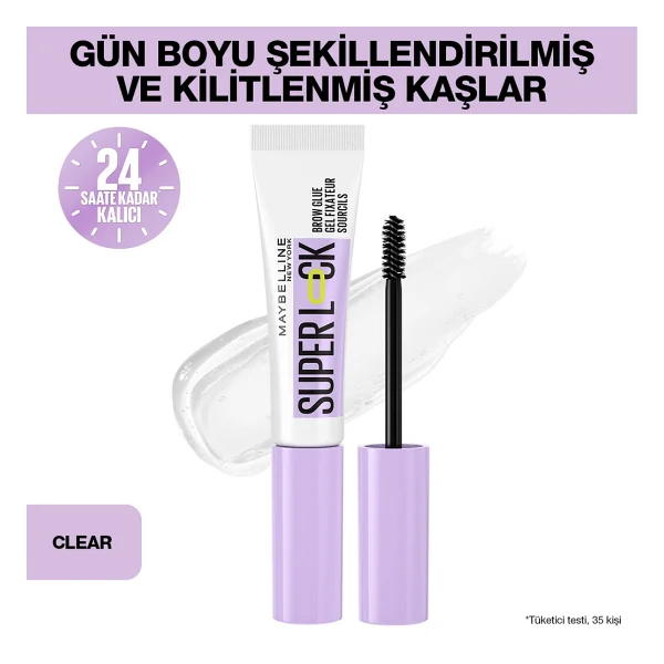 Maybelline New York Super Lock Kaş Sabitleyici Maskara - Görsel 2