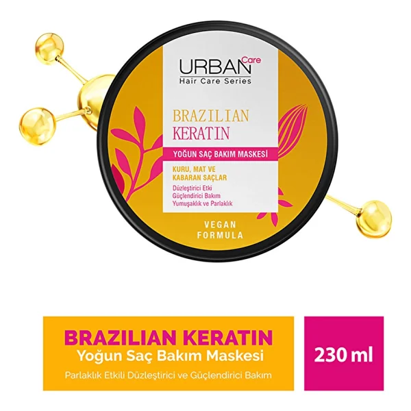 Urban Care Brazilian Keratin 230 Ml Yoğun Saç Bakım Maskesi - Görsel 2