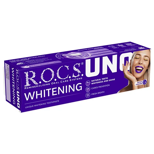 R.O.C.S. Uno Hızlı Beyazlatıcı 60 ml Florürsüz Diş Macunu - Görsel 3