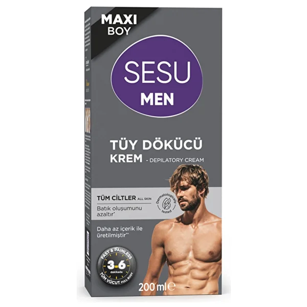 Sesu Tüy Dökücü Maxi Boy 200 Ml Men - Görsel 2